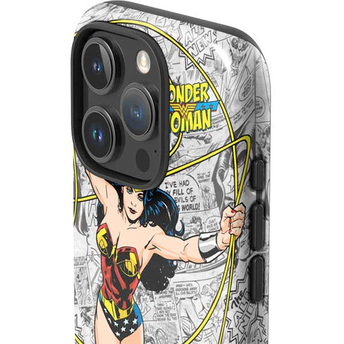 DC Comics Wonder Woman Classic Action Pose iPhone 16 Pro Impact Case